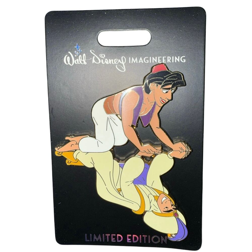 D23 Expo 2022 LE 300 WDI MOG Reflections Pin: Aladdin Prince Ali Mickey Glendale